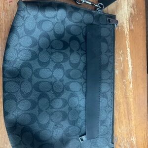 Black Patterned Clutch